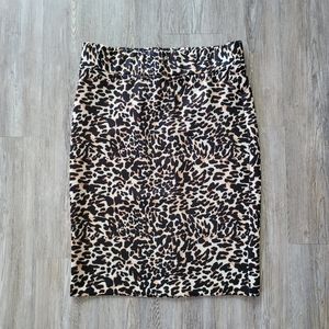 Eloquii Leopard Pencil Skirt, Size 18